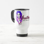 ヒースのNovakの公式のロゴのタンブラー トラベルマグ (正面左)