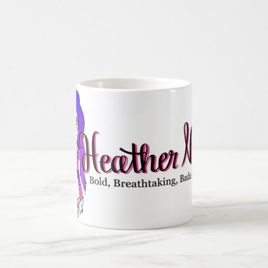 ヒースのNovakの公式のロゴのマグSFW コーヒーマグカップ (中央)