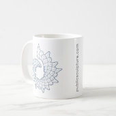 ヒースのSatowの彫刻のマグ コーヒーマグカップ (正面左)