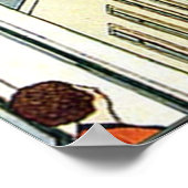 ヒースロビンソンイラストレーションホーム心地よいWヒース ポスター (角)