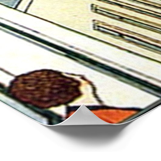 ヒースロビンソンイラストレーションホーム心地よいWヒース ポスター (角)