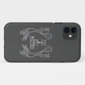 ヒースンノー異教のスアサトルバイキングウルフフォンケース Case-Mate iPhoneケース (裏面(横))