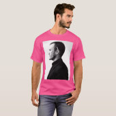 ヒース・レジャー白黒の俳優 Tシャツ (正面フル)