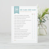 ヒーセッド、シーセッドゲーム（カスタマイズ可能） 招待状 (スタンド正面)