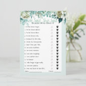 ヒーセッド・シーセッド ブライダルシャワーゲーム 招待状 (スタンド正面)