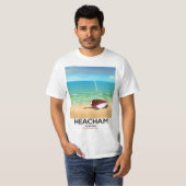ヒーチャム ノーフォーク州 ビンテージ 海辺 ポスター Tシャツ (正面フル)