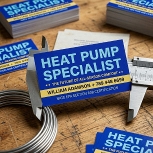 ヒートポンプスペシャリスト HVACエキスパートサービス 名刺