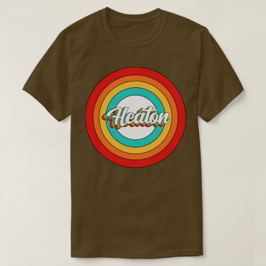 ヒートンネームシャツヴィンテージヒートンサークル Tシャツ (デザイン正面)