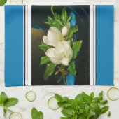 ヒードジャイアントマグノリアフラワータオル キッチンタオル (折り畳み)