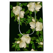 ヒードジャイアントマグノリアフラワーブロッサム抱き枕 ミディアムペーパーバッグ (裏面)