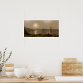 ヒード – 川の上のボート ポスター (キッチン)