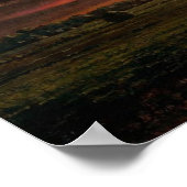 ヒード – Sunset Over The Marshes 1890 ポスター (角)