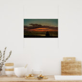 ヒード – Sunset Over The Marshes 1890 ポスター (キッチン)