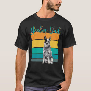 ヒーラーお父さん I オーストラリアン・キャトル・ドッグ I 愛玩動物 Tシャツ