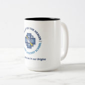 ヒーラーコーヒーマグのハート ツートーンマグカップ (正面右)