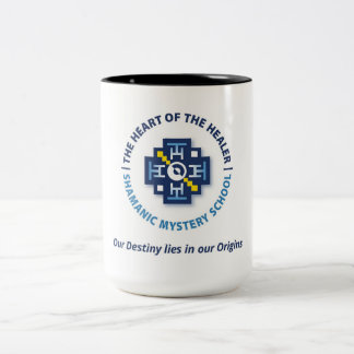 ヒーラーコーヒーマグのハート ツートーンマグカップ