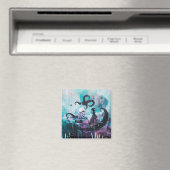 ヒーラータコスカルマジカルウィッチーゴシックAIアート マグネット (インサイチュ (食洗機))