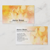 ~ヒーラーマッサージ霊気シトリンクリスタルヨガ 名刺 (正面/裏面)