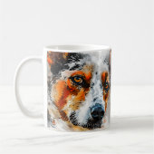 ヒーラー犬ママ コーヒーマグカップ (左)