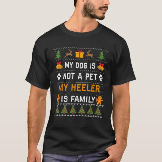 ヒーラー犬愛好家ギフト 犬の飼い主 アグリクリスマス Tシャツ