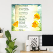 ヒーラー・アニタ・フゴソのヴィンテージ紙愛に関する手紙 ポスター (ホームオフィス)