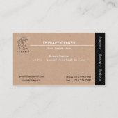 ヒーラー |セラピスト |プロフェッショナルコンサルタントBusi 名刺 (正面)