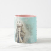 ヒーリングと許し祈りの言葉マグ マグカップ (中央)