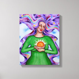 ヒーリングのハート3 by Rita Loyd キャンバスプリント