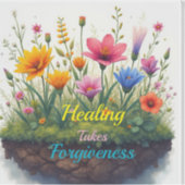 ヒーリングは最初に許しを必要とする シール (正面)