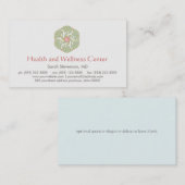 ヒーリングアーツヘルス&ウェルネスビジネスカード 名刺 (正面/裏面)