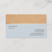 ヒーリングアーツホリスティックーの健康と健康 名刺 (裏面)