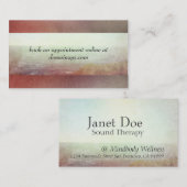 ヒーリングアーツマッサージセラピーボディワークビジネスカー 名刺 (正面/裏面)