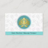 ヒーリングアーツ/マッサージ/ウェルネス/ヨガビジネスカード 名刺 (正面)