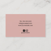 ヒーリングエレガントハンズダスティバラマッサージスパサロン 名刺 (裏面)