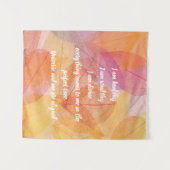 ヒーリングカスタマイズ引用文自然インスパイアタペストリー タペストリー (正面(横))