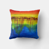 ヒーリングカラーアートセラピー枕、2つの回折面 クッション (裏面)