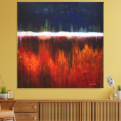 ヒーリングカラーズアートセラピーギャラリー品質のギクレー キャンバスプリント (インサイチュ (リビング))