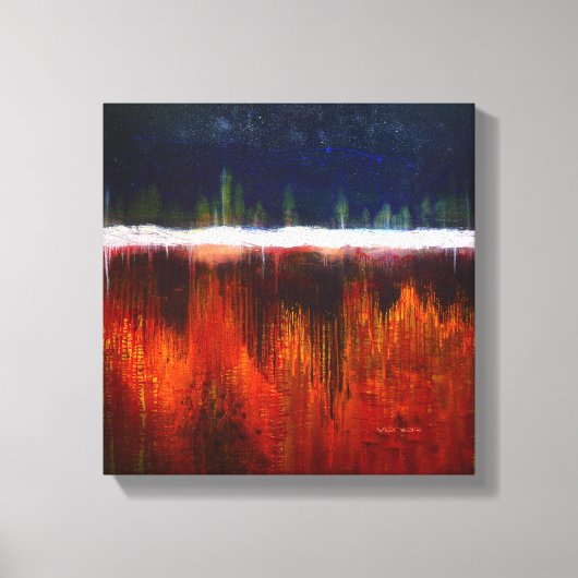 ヒーリングカラーズアートセラピーギャラリー品質のギクレー キャンバスプリント (正面)