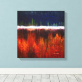 ヒーリングカラーズアートセラピーギャラリー品質のギクレー キャンバスプリント (インサイチュ (ウッドフロア))