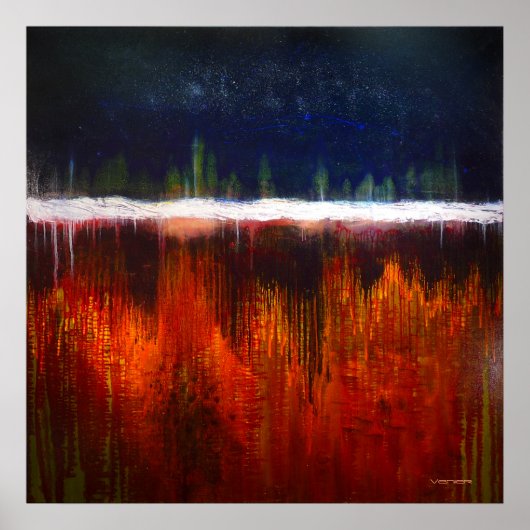 ヒーリングカラーズアートセラピーファインアートfor your Wall ポスター (正面)