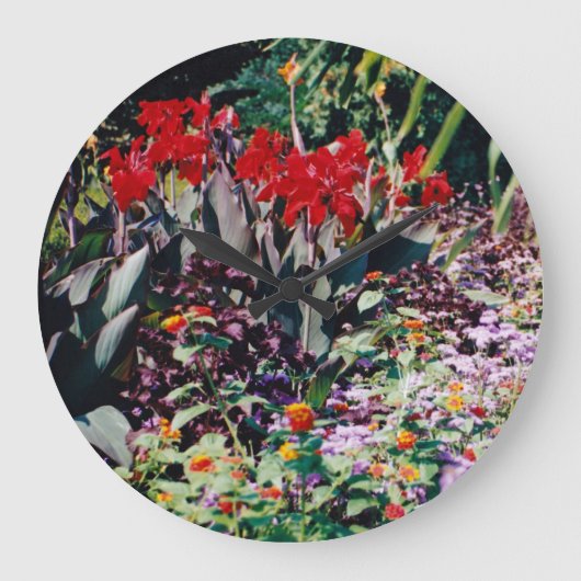 ヒーリングガーデン ラージ壁時計 (正面)