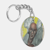 ヒーリングキーチェーン天使 キーホルダー (正面左)