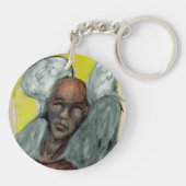 ヒーリングキーチェーン天使 キーホルダー (裏面)