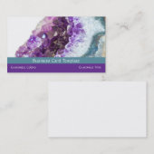 ヒーリングクリスタルアメジスト名刺 名刺 (正面/裏面)