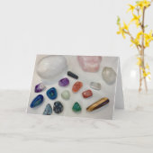 ヒーリングクリスタル カード (黄色い花)