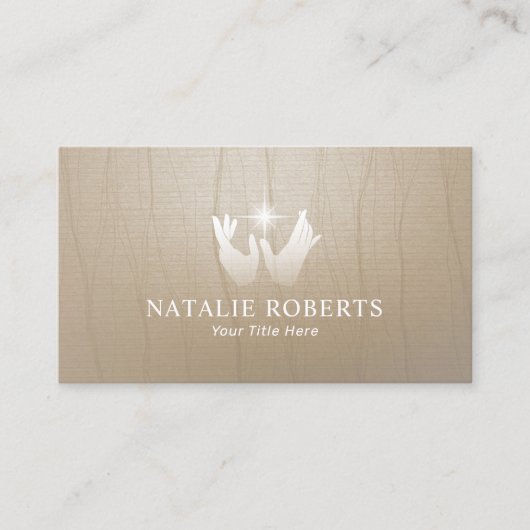 ヒーリングハンズウェルネススパマッサージセラピー禅 名刺 (正面)