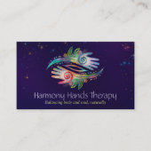 ヒーリングハンズウォーターカラーアート 名刺 (正面)