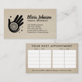 ヒーリングハンズエナジーススパイラルアポイントメント 名刺 (正面/裏面)