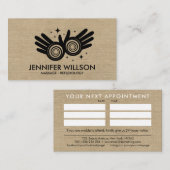 ヒーリングハンズエナジーススパイラルアポイントメント 名刺 (正面/裏面)