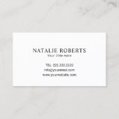 ヒーリングハンズマッサージセラピーウェルネススパティール（緑がかった色） 名刺 (裏面)